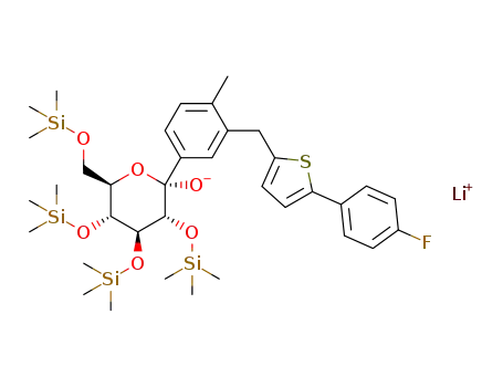 C36H56FO6SSi4(1-)*Li(1+)