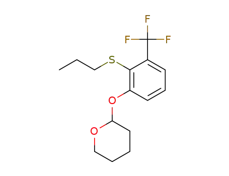 2-(2-(propylthio)-3-(trifluoromethyl)phenoxy)tetrahydropyran