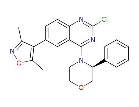 (S)-4-(2-chloro-6-(3,5-dimethylisoxazol-4-yl)quinazolin-4-yl)-3-phenylmorpholine