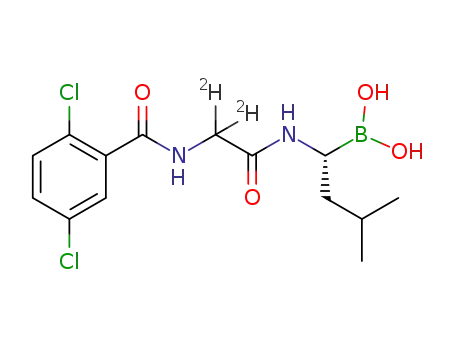 (R)-(1-(2-(2,5-dichlorobenzamido)-d2-acetamido)-3-methylbutyl)boronic acid