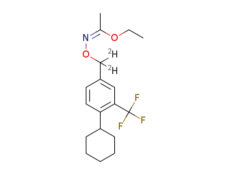 (Z)-(ethyl-N-[[4-cyclohexyl-3-(trifluoromethyl)phenyl](2H2)methoxy]ethenecarboximidate)