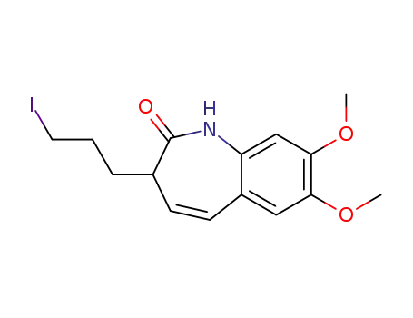 1,3-dihydro-3-(iodopropyl)-7,8-dimethoxy-2H-benzazepin-2-one