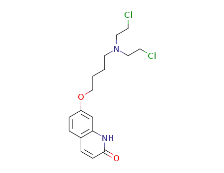7-(4-(bis-(2-chloroethyl)amino)butoxy)quinolin-2(1H)-one
