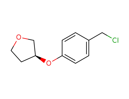 (3S)-3-[p-(chloromethyl)phenoxy]tetrahydrofuran