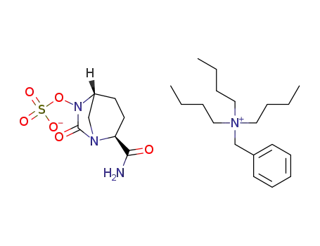 (1R,2S,5R)-7-oxo-6-sulfonyloxy-1,6-diazabicyclo[3,2,1]octane-2-carboxamide tributylbenzylammonium
