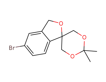 6'-bromo-2,2-dimethyl-spiro[1,3-dioxane-5,3'-1H-isobenzofuran]
