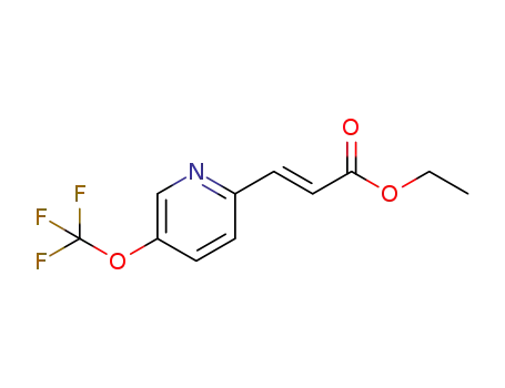 (E)-ethyl 3-(5-(trifluoromethoxy)pyridin-2-yl)acrylate