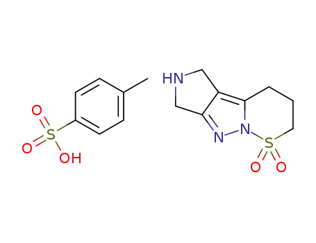 2,3,4,5,6,7-hexahydropyrrolo[3',4':3,4]pyrazolo[1,5-b][1,2]thiazine-1,1-dioxide p-toluenesulfonate