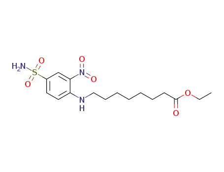 8-(2-nitro-4-aminosulfonylphenylamino)octanoic acid ethyl ester