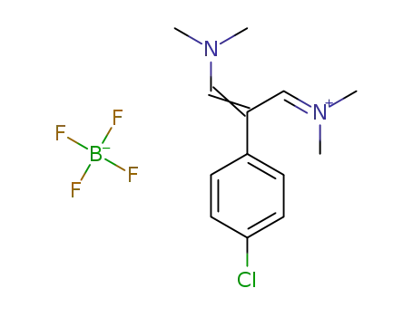 N-(2-(4-chlorophenyl)-3-(dimethylamino)allylidene)-N-methylmethanaminium tetrafluoroborate