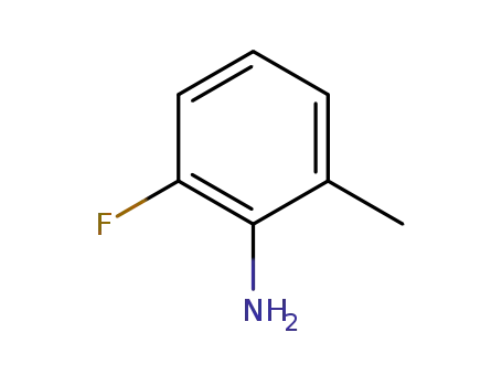 Molecular Structure of 443-89-0 (2-Fluoro-6-methylaniline)