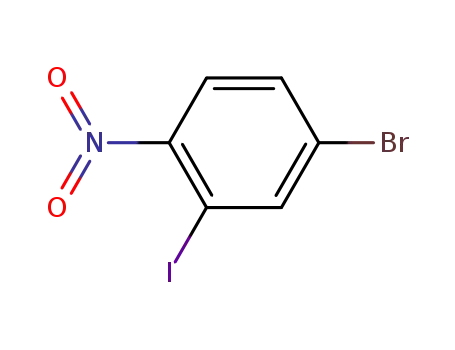 Benzene, 4-bromo-2-iodo-1-nitro-