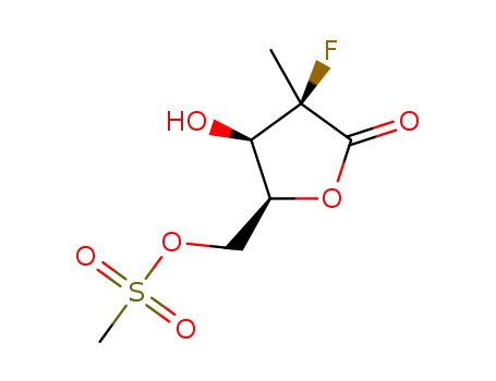 ((2S,3R,4R)-4-fluoro-3-hydroxy-4-methyl-5-oxotetrahydrofuran-2-yl)methyl methanesulfonate