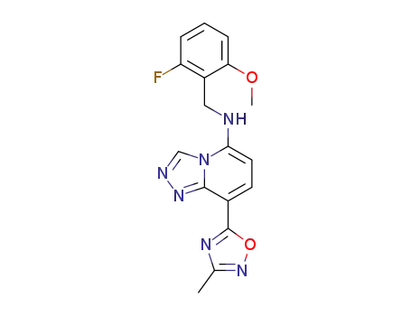 N-(2-fluoro-6-methoxybenzyl)-8-(3-methyl-1,2,4-oxadiazol-5-yl)-[1,2,4]triazolo[4,3-a]pyridin-5-amine