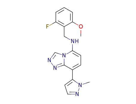 N-(2-fluoro-6-methoxybenzyl)-8-(1-methyl-1H-pyrazol-5-yl)-[1,2,4]triazolo[4,3-a]pyridin-5-amine