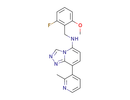 N-(2-fluoro-6-methoxybenzyl)-8-(2-methylpyridin-3-yl)-[1,2,4]triazolo[4,3-a]pyridin-5-amine