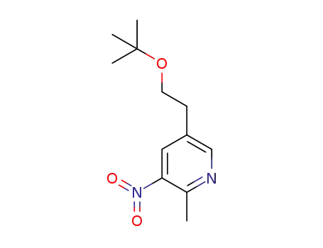5-(2-(t-butoxy)ethyl)-2-methyl-3-nitropyridine