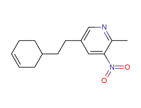 5-(2-(cyclohex-3-en-1-yl)ethyl)-2-methyl-3-nitropyridine