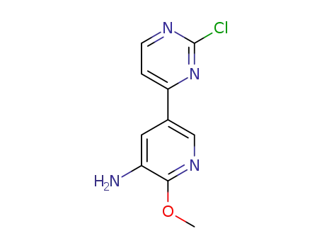 2-methoxy-3-amino-5-((2-chloro)pyrimidin-4-yl)pyridine