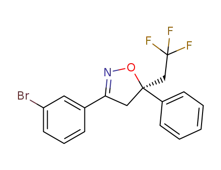 (S)-3-(3-bromophenyl)-5-phenyl-5-(2,2,2-trifluoroethyl)-4,5-dihydroisoxazole
