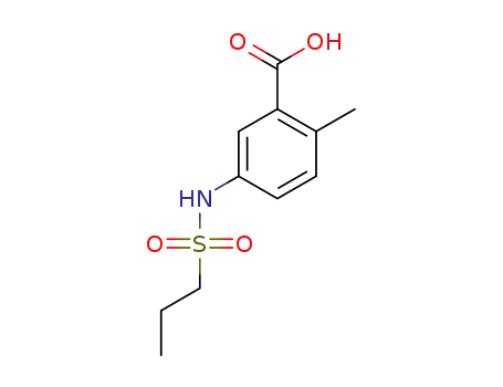 2-methyl-5-(propylsulfonamido)benzoic acid