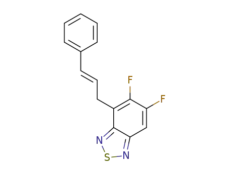 4-cinnamyl-5,6-difluorobenzo[c][1,2,5]thiadiazole