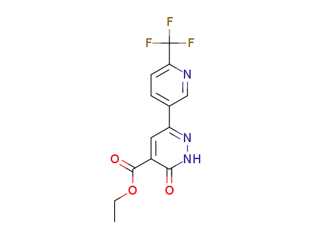 ethyl 3-oxo-6-[6-(trifluoromethyl)pyridin-3-yl]-2,3-dihydropyridazine-4-carboxylate