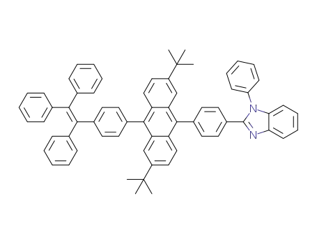 2-(4-(2,6-di-tert-butyl-10-(4-(1,2,2-triphenylvinyl)phenyl)anthracen-9-yl)phenyl)-1-phenyl-1H-benzo[d]imidazole