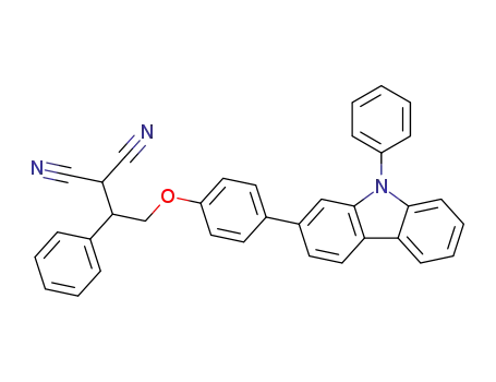 2-(1-phenyl-2-(4-(9-phenyl-9H-carbazol-2-yl)phenoxy)ethyl)malononitrile