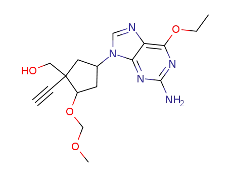 [(1SR,2SR,4RS)-4-(2-amino-6-ethoxy-9H-purin-9-yl)-1-ethynyl-2-(methoxymethoxy)cyclopentyl]methanol