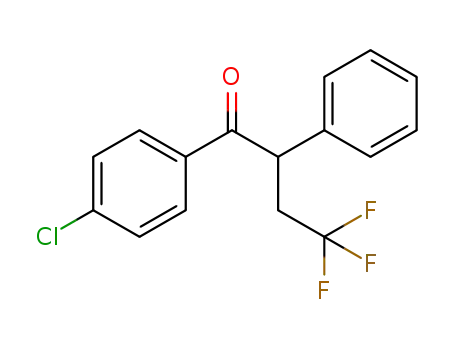 1-(4-chlorophenyl)-4,4,4-trifluoro-2-phenylbutan-1-one