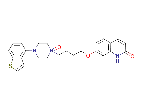 4-(1-benzothiophen-4-yl)-1-{4-[(2-oxo-1,2-dihydroquinolin-7-yl)oxy]butyl}piperazin-1-ium-1-olate