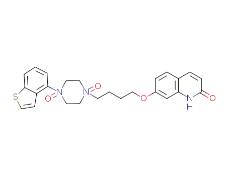 1-(1-benzothiophen-4-yl)-4-{4-[(2-oxo-1,2-dihydroquinolin-7-yl)oxy]butyl}piperazine-1,4-diium-1,4-bis(olate)