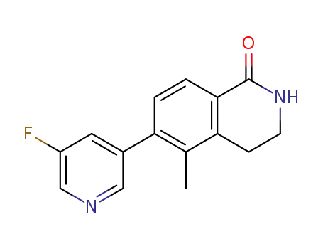 6-(5-fluoropyridin-3-yl)-5-methyl-3,4-dihydroisoquinolin-1(2H)-one