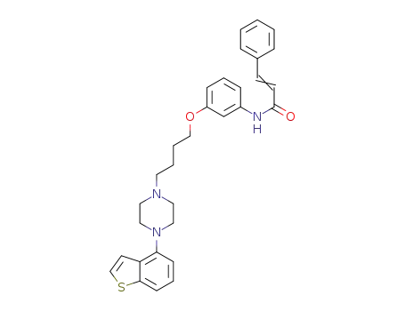 N-(3-{4-[4-(1-benzo[b]thiophen-4-yl)piperazin-1-yl]butoxy}phenyl)-3-phenylprop-2-enamide