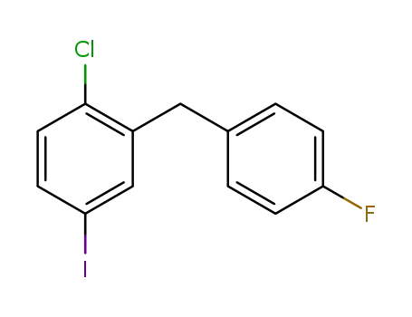 1-chloro-2-(4-fluorobenzyl)-4-iodobenzene