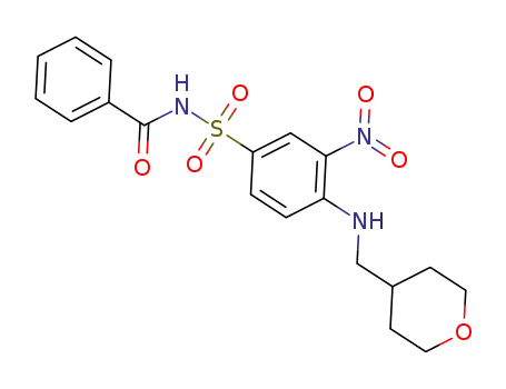 N-((3-nitro-4-(((tetrahydro-2H-pyran-4-yl)methyl)amino)phenyl)sulfonyl)benzamide