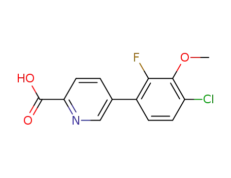 5-(4-chloro-2-fluoro-3-methoxyphenyl)pyridine-2-carboxylic acid
