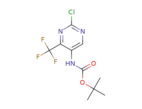 tert butyl N-[2-chloro-4-(trifluoromethyl)pyrimidin-5-yl]carbamate