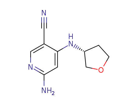 (R)-6-amino-4-((tetrahydrofuran-3-yl)amino)nicotinonitrile