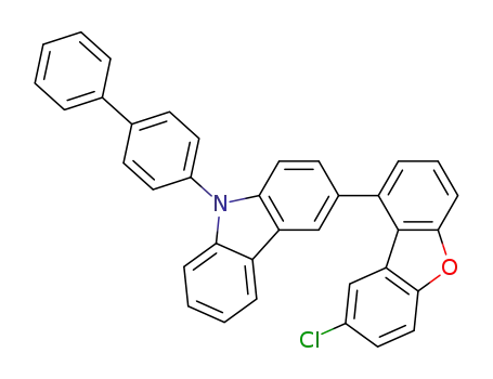 9-([1,1'-biphenyl]-4-yl)-3-(8-chlorodibenzo[b,d]furan-1-yl)-9H-carbazole