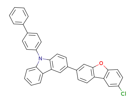 9-([1,1'-biphenyl]-4-yl)-3-(8-chlorodibenzo[b,d]furan-3-yl)-9H-carbazole