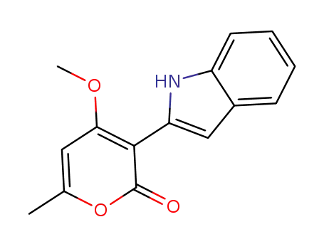 3-(1H-indol-2-yl)-4-methoxy-6-methyl-2H-pyran-2-one