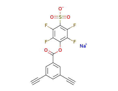 sodium 4-((3,5-diethynylbenzoyl)oxy)-2,3,5,6-tetrafluorobenzenesulfonate