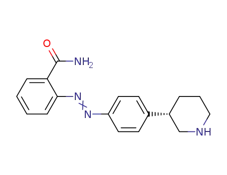 (S)-2-{[4-(piperidin-3-yl)phenyl]azo}benzamide