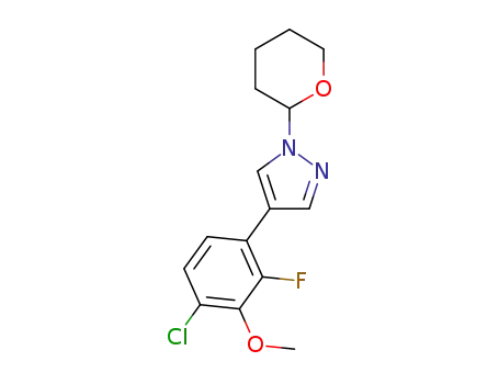 4-(4-chloro-2-fluoro-3-methoxy-phenyl)-1-tetrahydropyran-2-yl-pyrazole