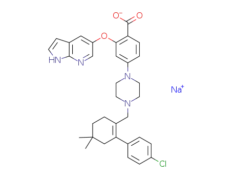 sodium 2-((1H-pyrrolo[2,3-b]pyridin-5-yl)oxy)-4-(4-((4-chloro-5,5-dimethyl-3,4,5,6-tetrahydro[1,1‘-biphenyl]-2-yl)methyl)piperazin-1-yl)benzoate