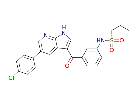 N-(3-(5-(4-chlorophenyl)-1H-pyrrolo[2,3-b]pyridine-3-carbonyl)phenyl)-propane-1-sulfonamide