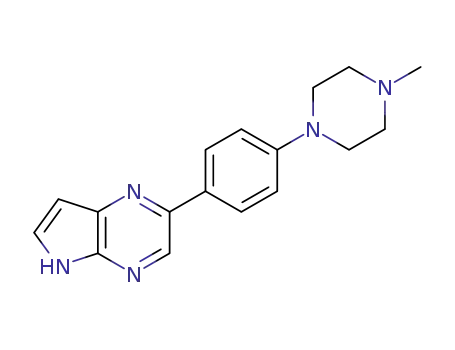 2-(4-(4-methylpiperazin-1-yl)phenyl)-5H-pyrrolo[2,3-b]pyrazine
