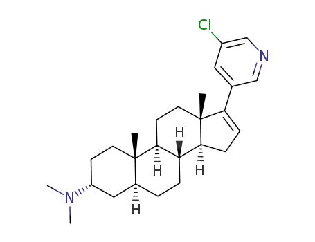 (3R,5S,8R,9S,10S,13S,14S)-17-(5-chloropyridin-3-yl)-N,N,10,13-tetramethyl-2,3,4,5,6,7,8,9,10,11,12,13,14,15-tetradecahydro-1H-cyclopenta[a]phenanthren-3-amine